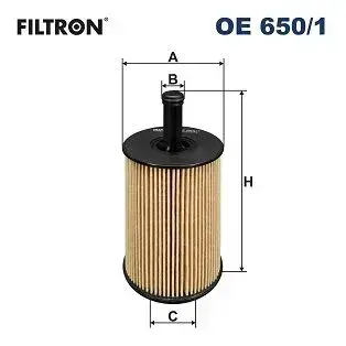 FILTRON OE 650/1 | Audi A6 CAGA Motor Yağ Filtresi | 071115562C