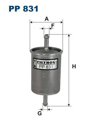 FILTRON PP831 / Opel Astra F Benzin Filtresi