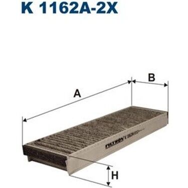 FILTRON K1162A-2X | Audi A6 CAGA Motor Karbonlu Polen Filtresi | 4F0898438