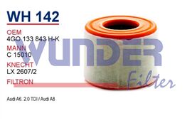 WUNDER WH142 | Audi A6 Hava Filtresi | 4G0133843K