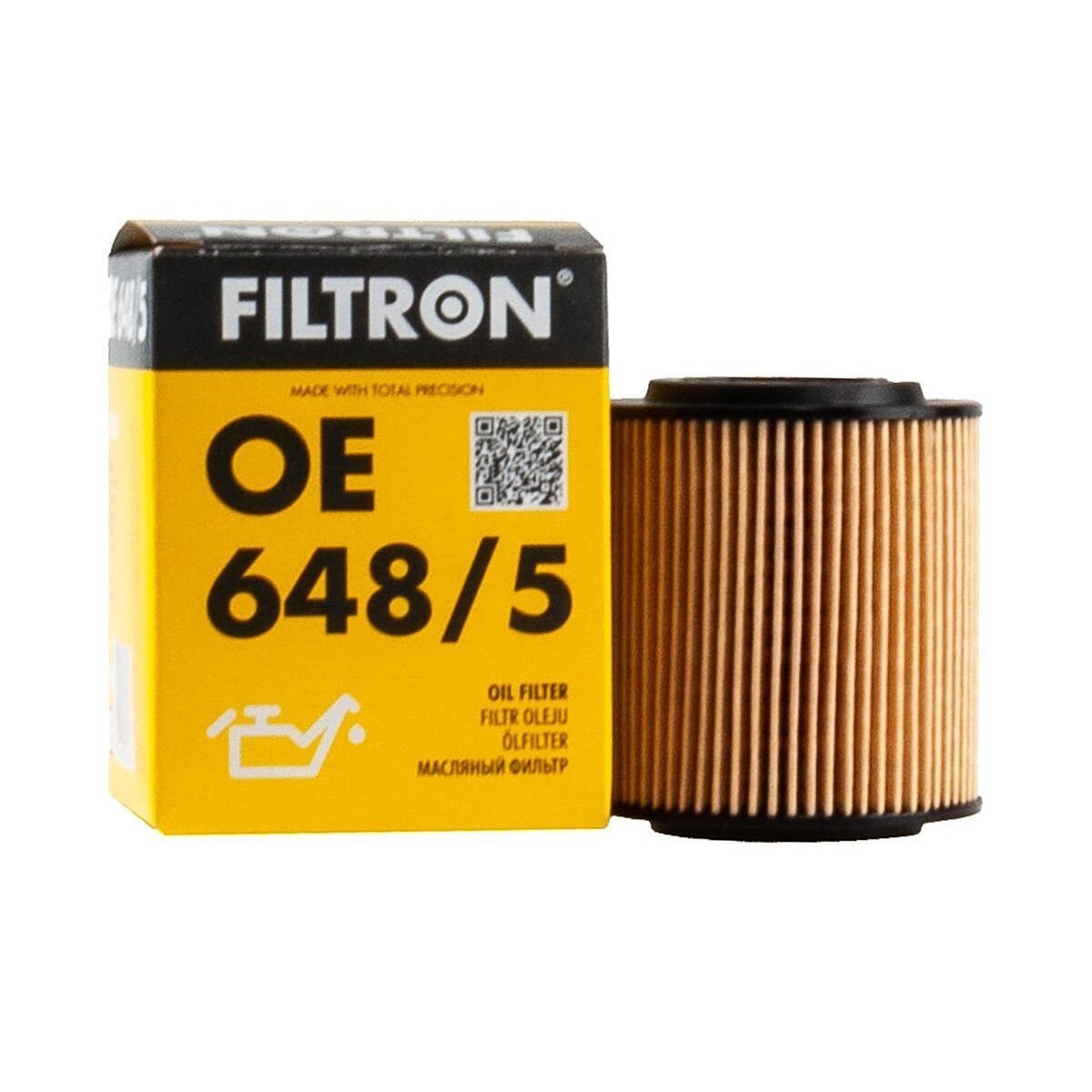 FILTRON OE648-5 | Opel Vectra C Yağ Filtresi Z19DTH Motor