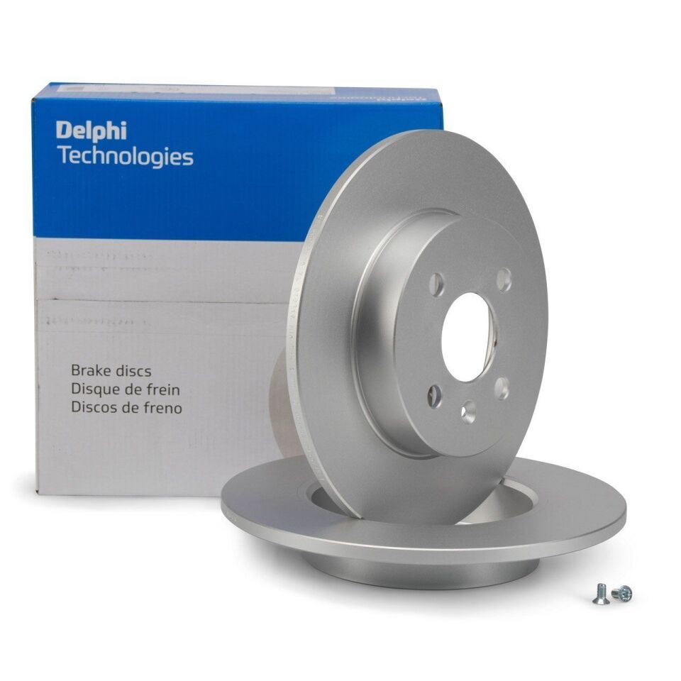 DELPHI BG3885C | Opel Meriva A 4 Bijonlu Arka Fren Disk Takımı