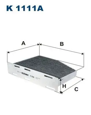 FILTRON K 1111A | Audi Q3 Karbonlu Polen Filtresi | 1K0819644B