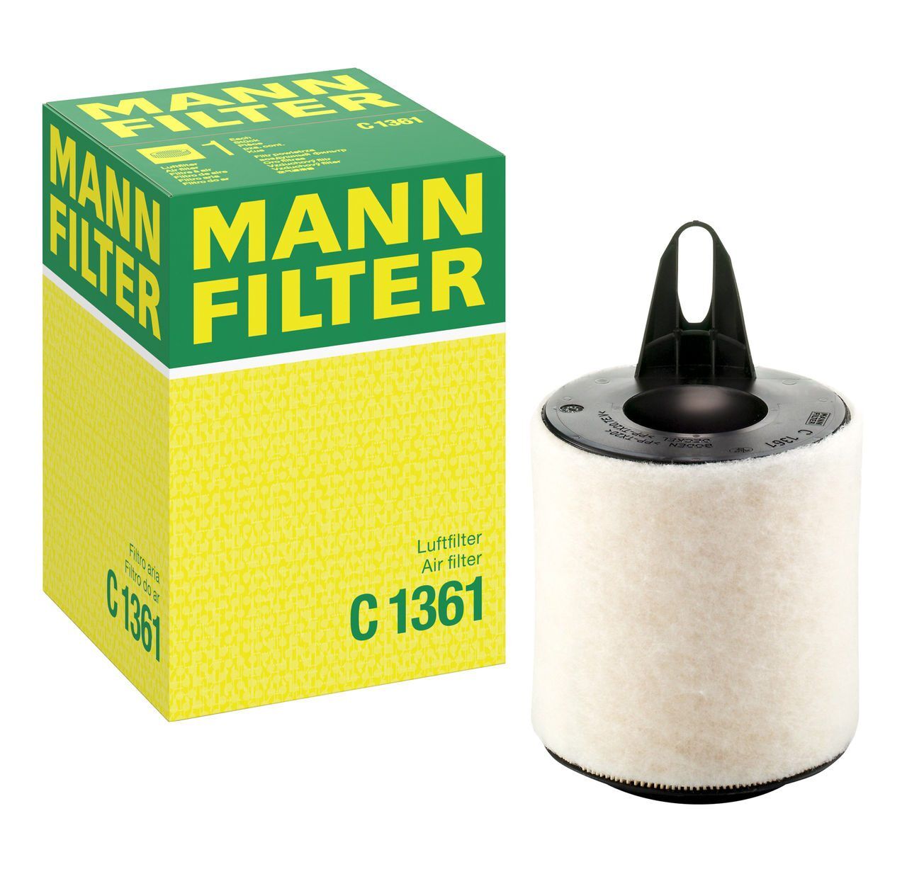 MANN C 1361 | Bmw E81-E87-E90 Kasa Benzinli Hava Filtresi | 7532754