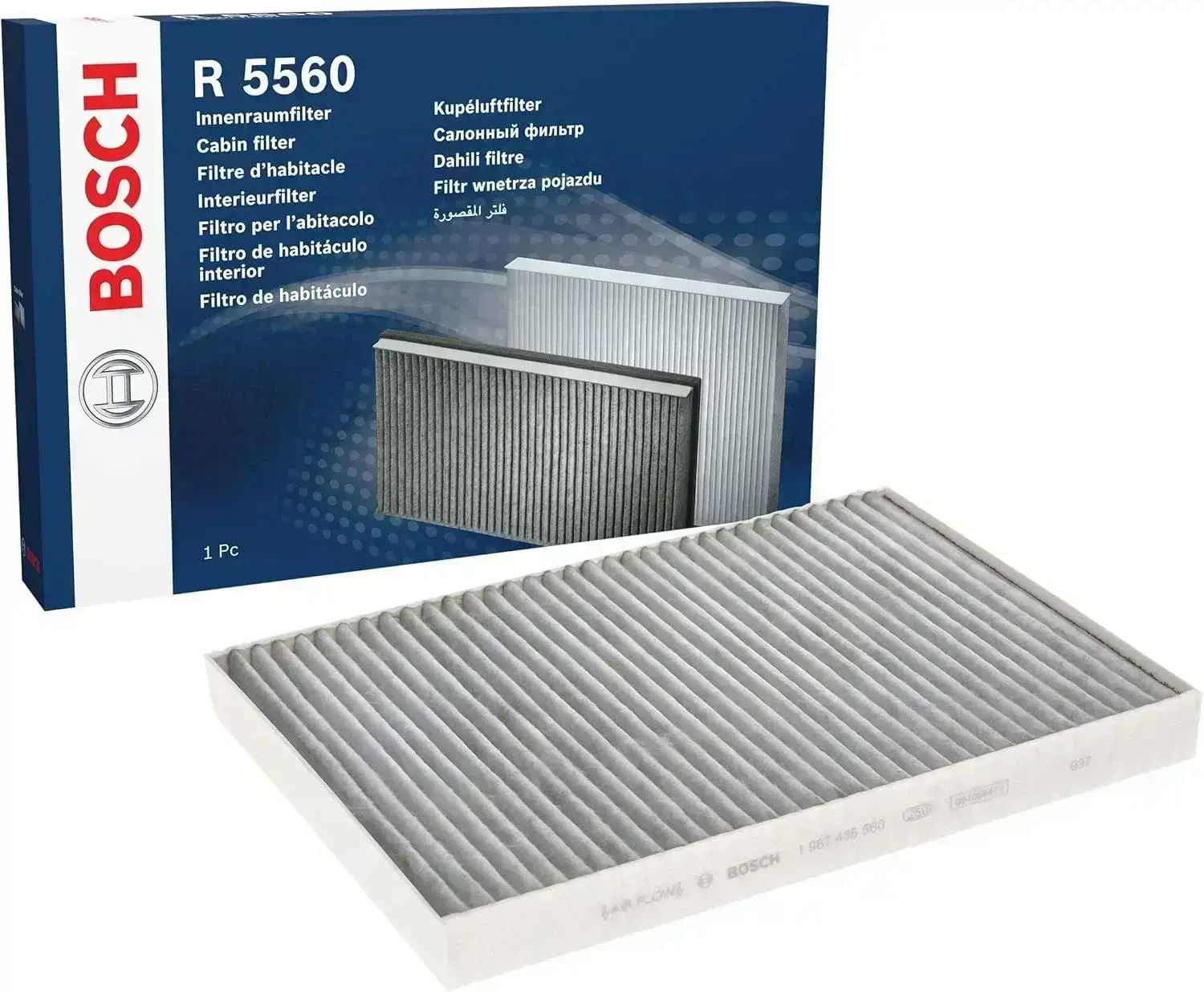 BOSCH 1987435560 | Audi Q5 Karbonlu Polen Filtresi | 4M0819439