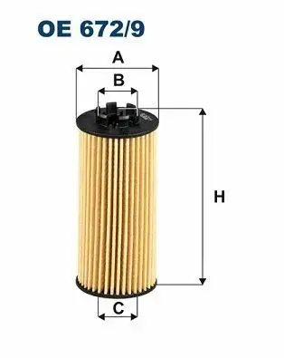 FILTRON OE672/9 |  BMW F40-F45-F46 Yağ Filtresi | 8593186