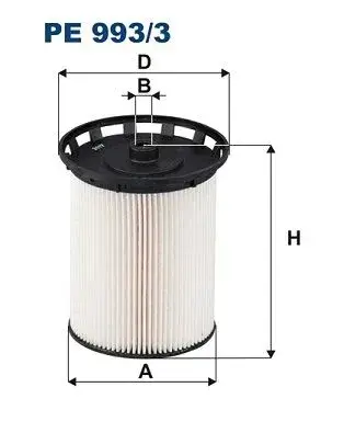 FILTRON PE 993/3 | Audi Q7 50TDI Mazot Filtresi | 4M0127434G