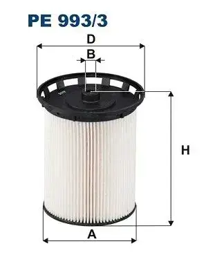 FILTRON PE 993/3 | Audi Q8 50TDI Mazot Filtresi | 4M0127434G