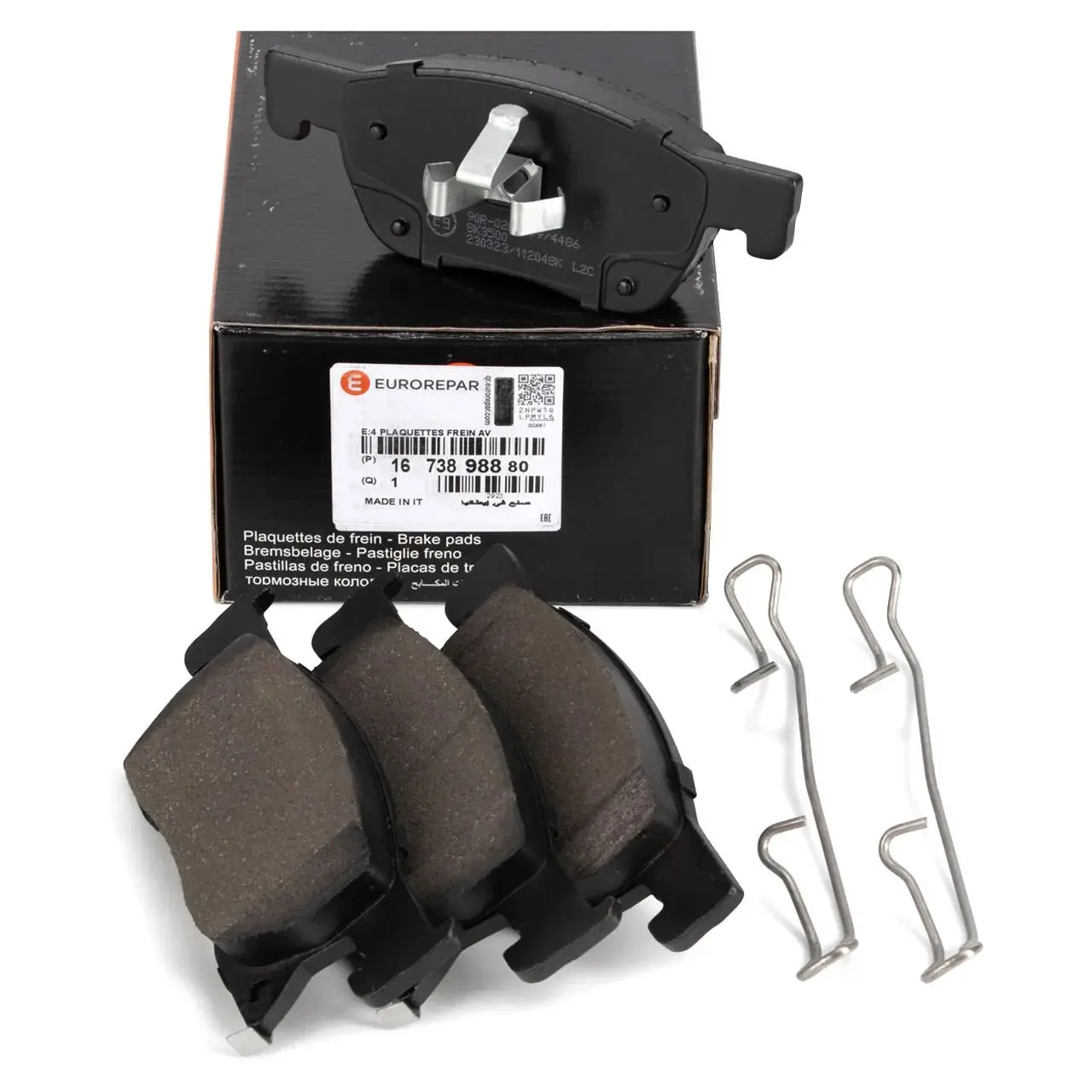 EUROREPAR 1673898880 / Opel Astra K Ön Fren Balatası 276 mm