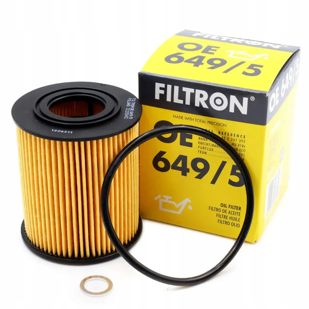 FILTRON OE 649/5 | BMW 3 Serisi E46 M57 Yağ Filtresi | 2247392