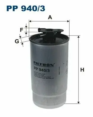 FILTRON PP940/3 | BMW 3 Serisi E46 M57 Motor Mazot Filtresi | 7787825