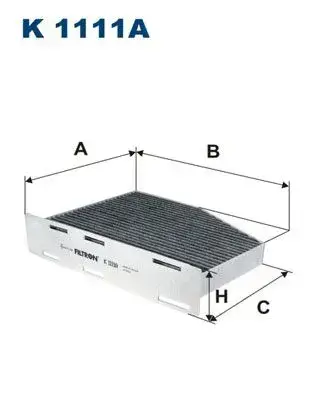 FILTRON K 1111A | Seat Altea Karbonlu Polen Filtresi | 1K1819653