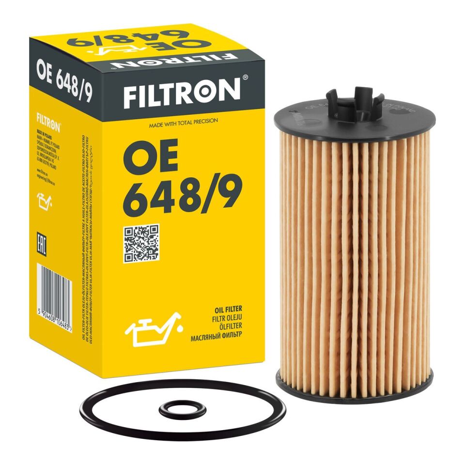 FILTRON OE648/9  | Opel Zafira C 1.6 Dizel Yağ Filtresi