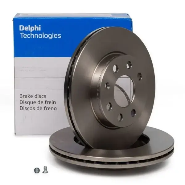 DELPHI BG3568 | Opel Corsa C 1.0 / 1.2 Havalı Ön Fren Diski Hava Kanallı