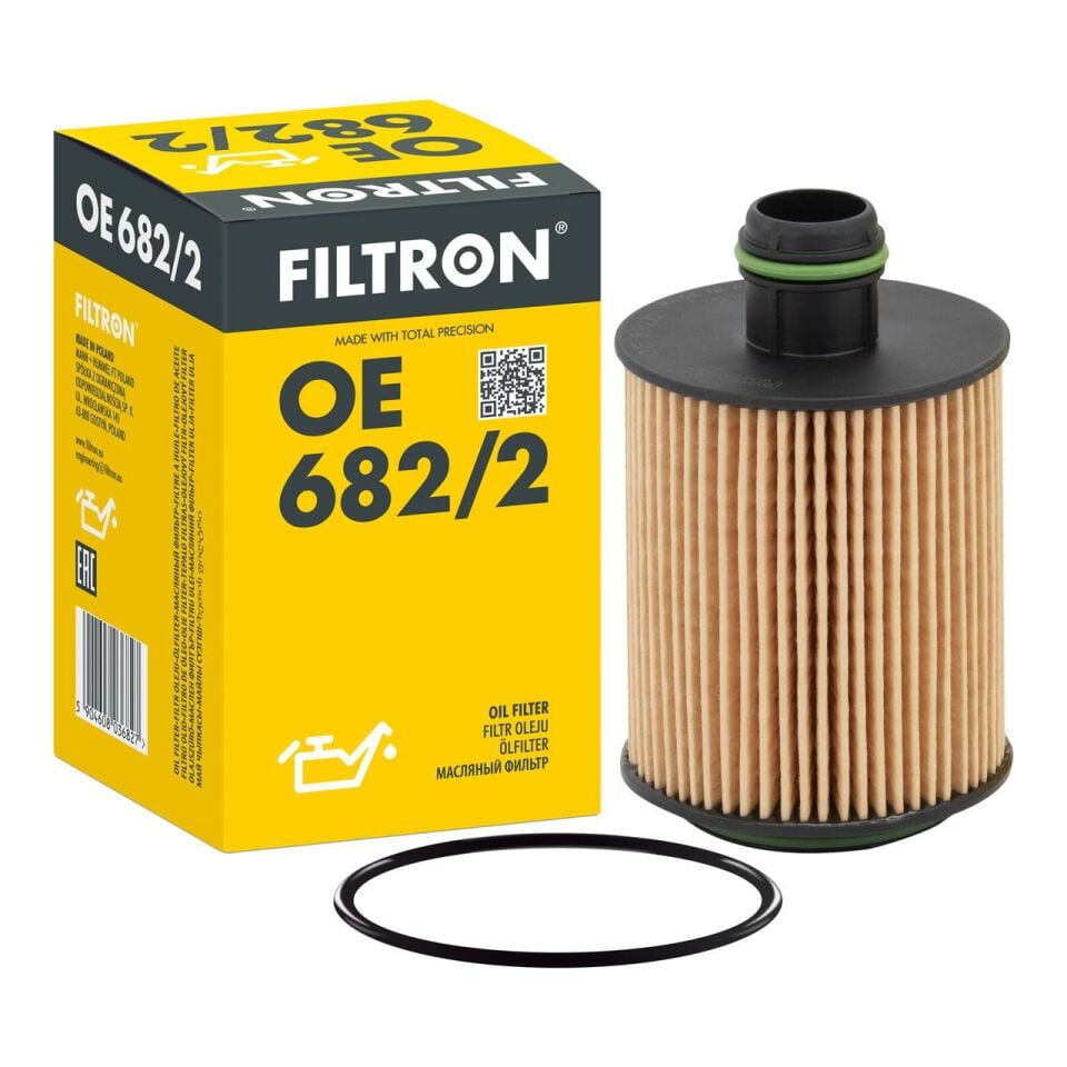 FILTRON OE682-2 | Opel Corsa D 1.3 Euro5 Dizel Yağ Filtresi
