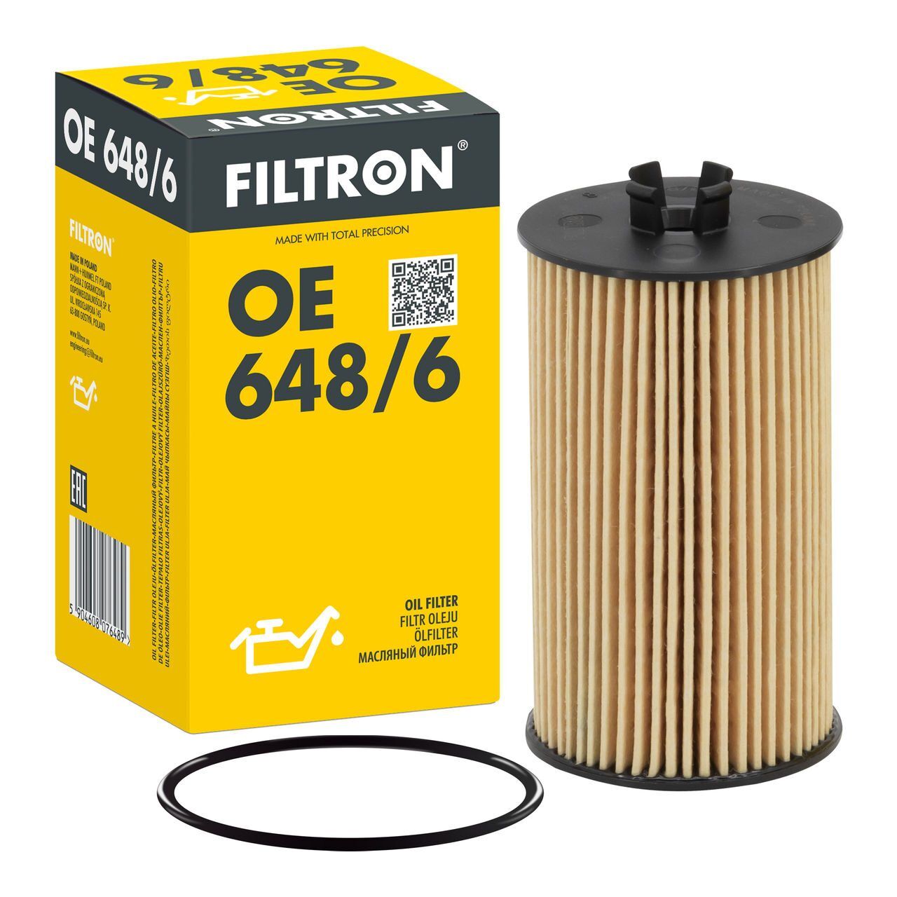 FILTRON OE648-6 | Opel Corsa D 1.2 / 1.4 Benzinli Yağ Filtresi