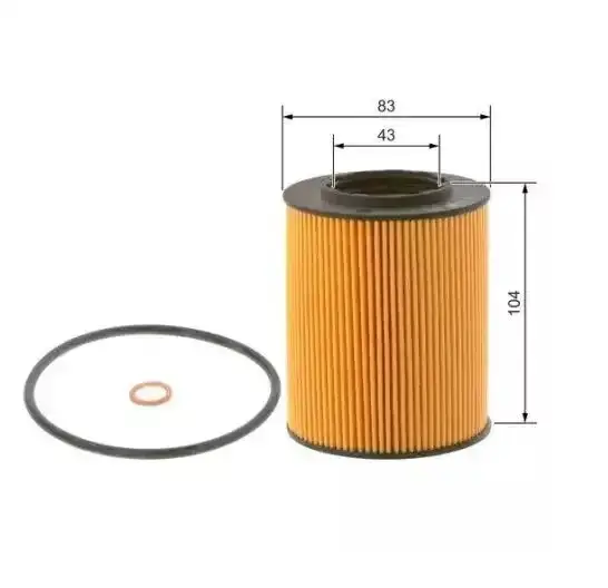 BOSCH 09864B7017 | BMW 5 Serisi E60 Benzinli Yağ Filtresi | 7512300