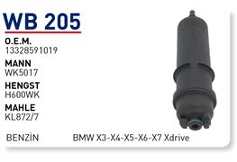 WUNDER WB205 | BMW G30 Mazot Filtresi | 8591019
