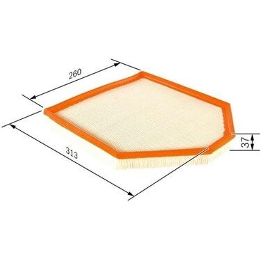 BOSCH F026400447 | BMW X3 F25 Benzinli Hava Filtresi | 7601868