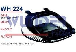 WUNDER WH224| BMW X6 E71 30DX-40DX Hava Filtresi | 7811026
