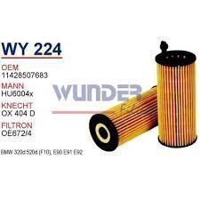 WUNDER WY224 | BMW X6 F16 Yağ Filtresi | 8507683