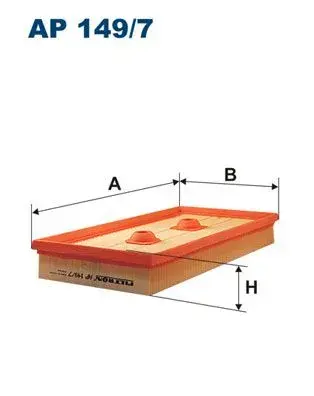 FILTRON AP 149/7 | Audi A3 BLF Motor Hava Filtresi | 03C129620B