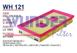 WUNDER WH121 | Audi A3 BLF Motor Hava Filtresi | 03C129620B