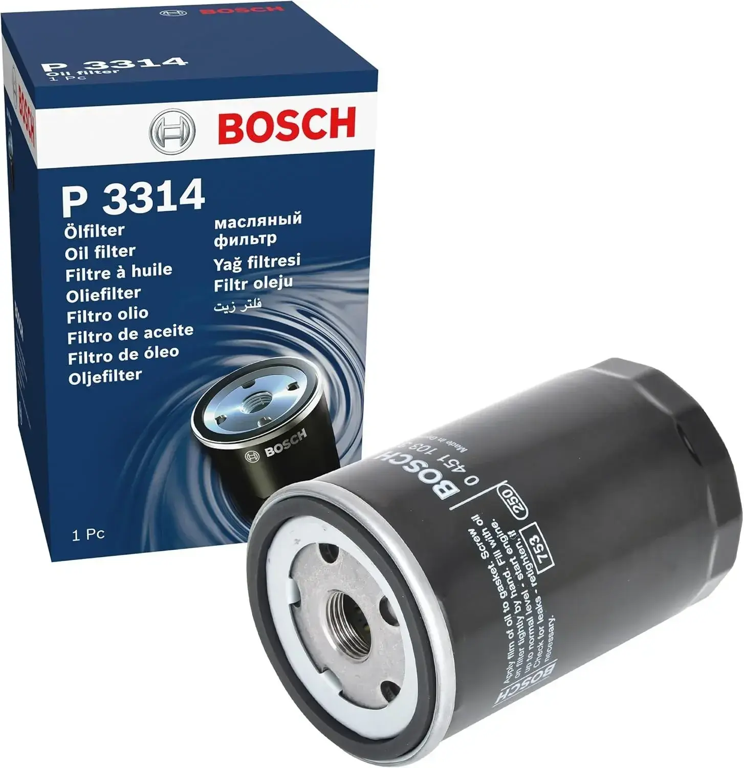 BOSCH 0451103314 | Audi A4 ALZ Motor Yağ Filtresi | 06A115561B