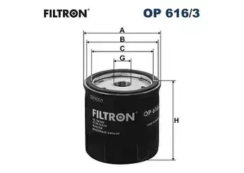 FILTRON OP 616/3 | Audi A5 1.4TFSI Yağ Filtresi | 04E115561H